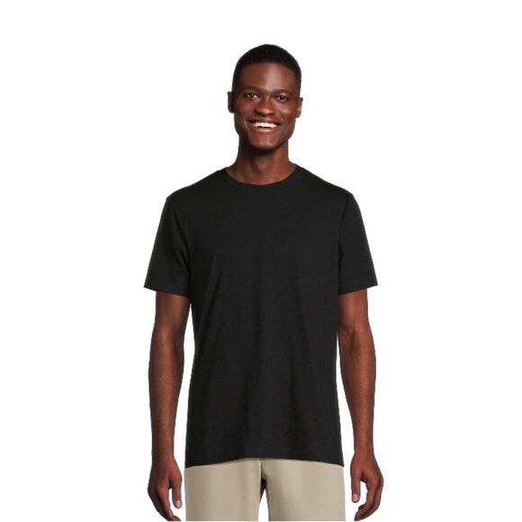 Men’s Black Short Sleeve Crewneck Comfy T-Shirts 2-Pack Size 3XL - Picture 5 of 6